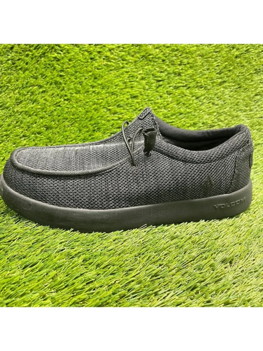 Volcom Chill SR Mens Size 8E Black Composite Toe Safety Working Slip-On Shoes